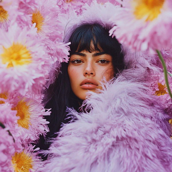 Ethereal Floral Portrait