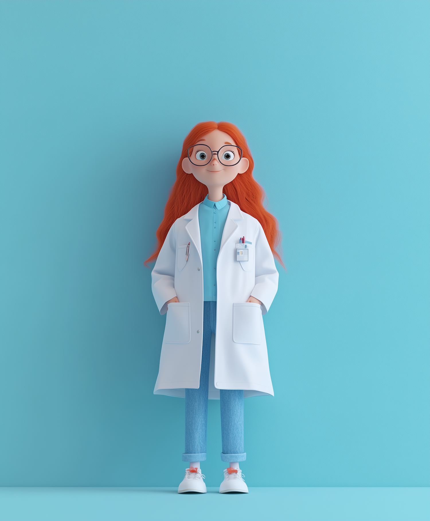 Animated Female Healthcare Professional