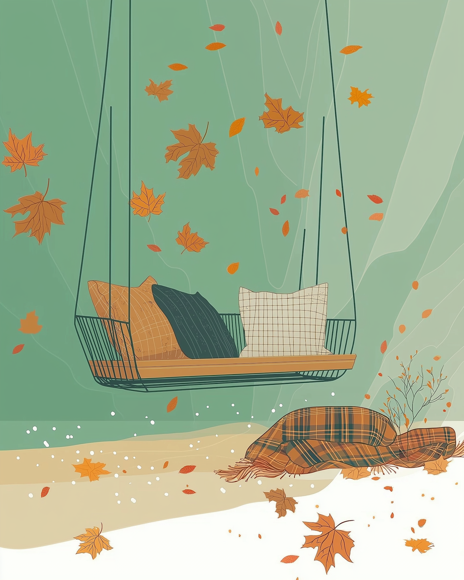 Serene Autumn Swing