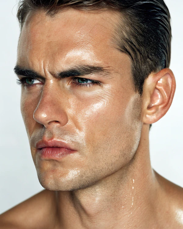 Close-Up Male Portrait