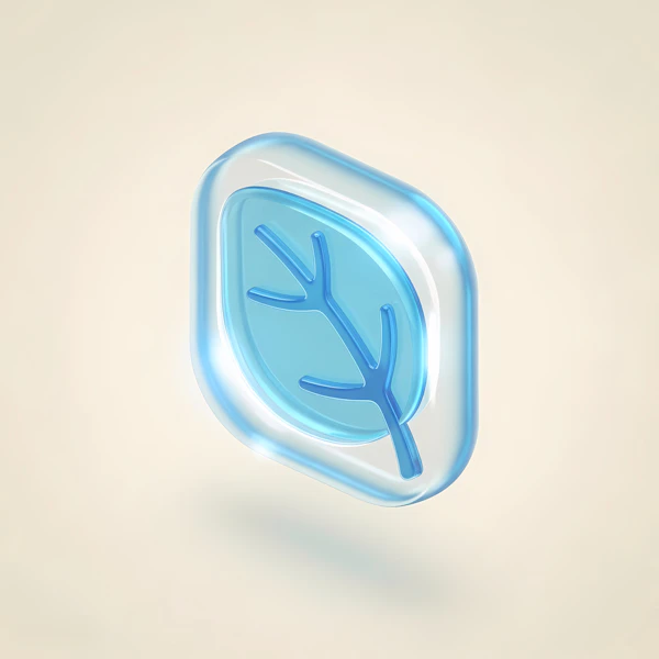 Blue Leaf Icon