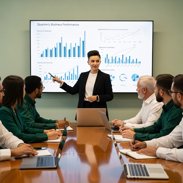 Business Meeting Scene