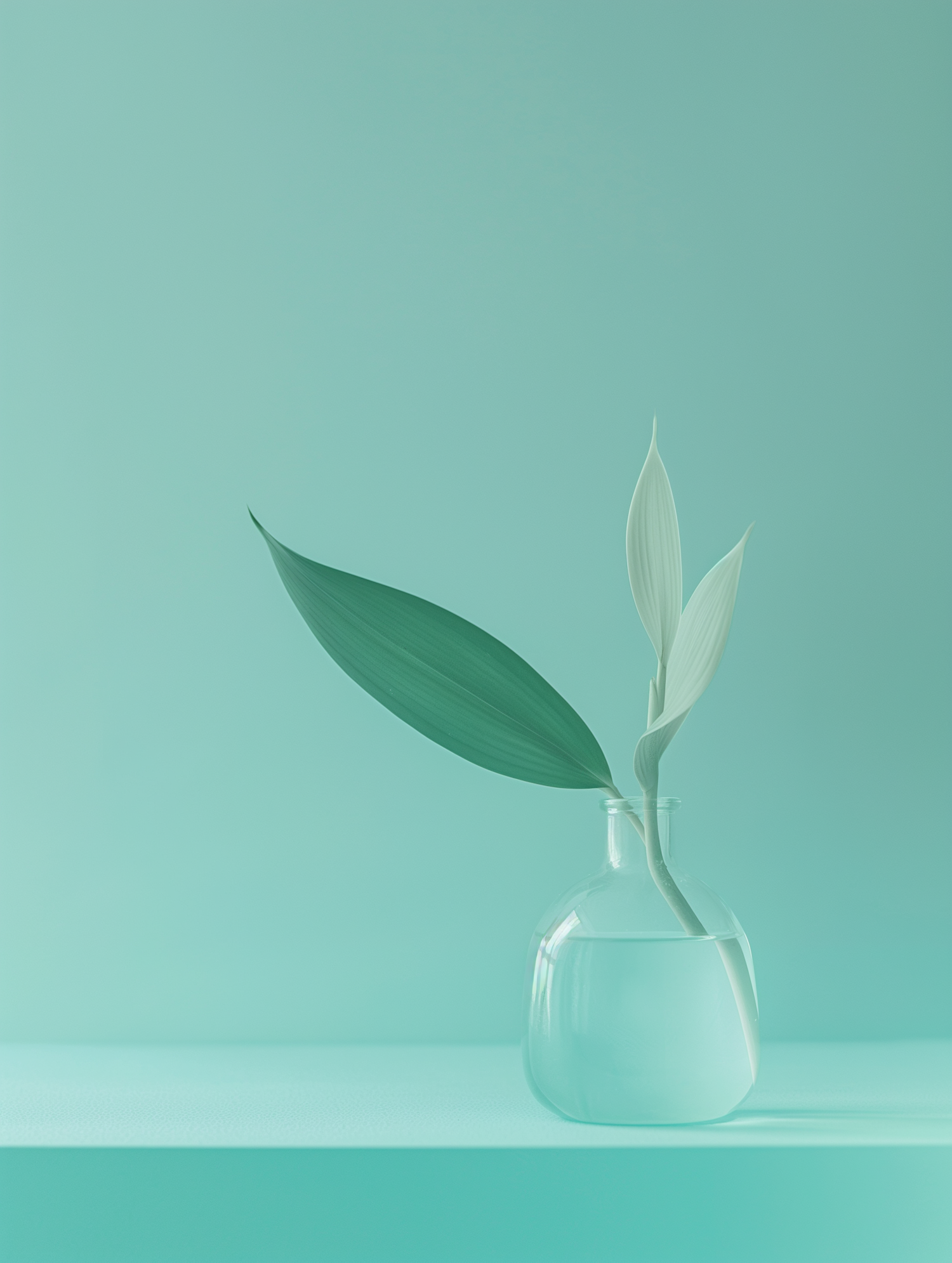 Minimalist Plant in Vase