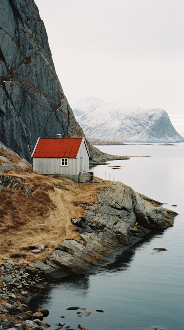 Nordic Solitude by the Calm Waters