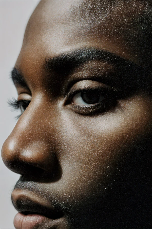 Close-Up Face Portrait