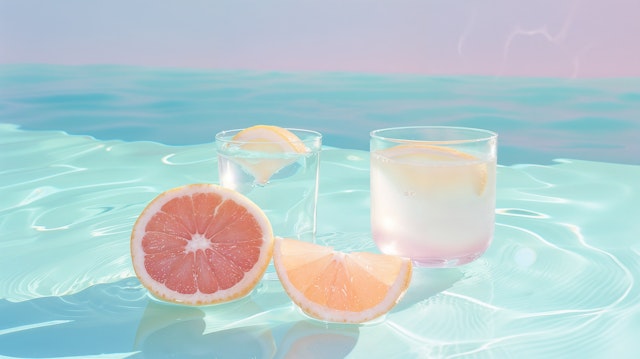 Serene Citrus Drinks