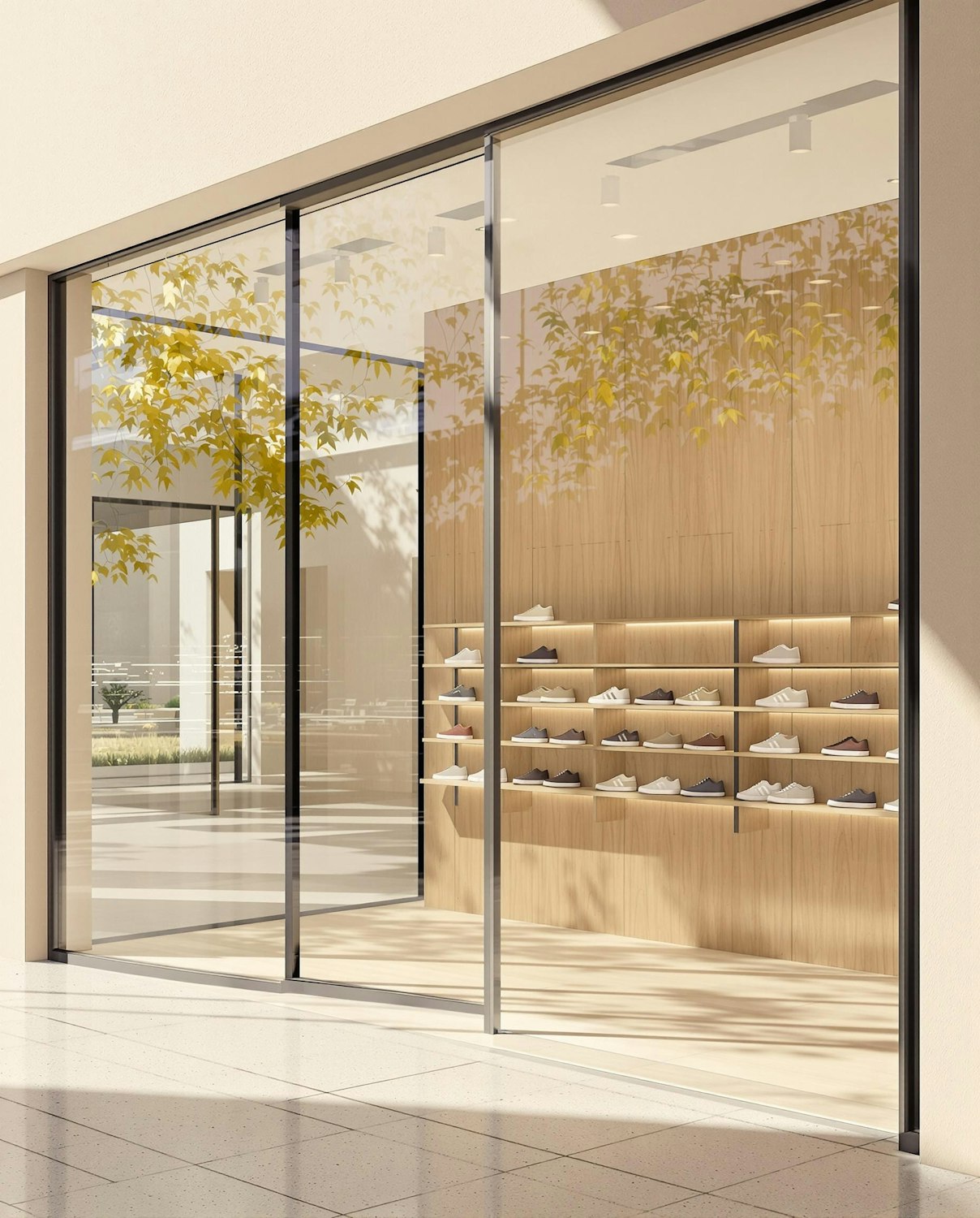 Modern Sneaker Storefront