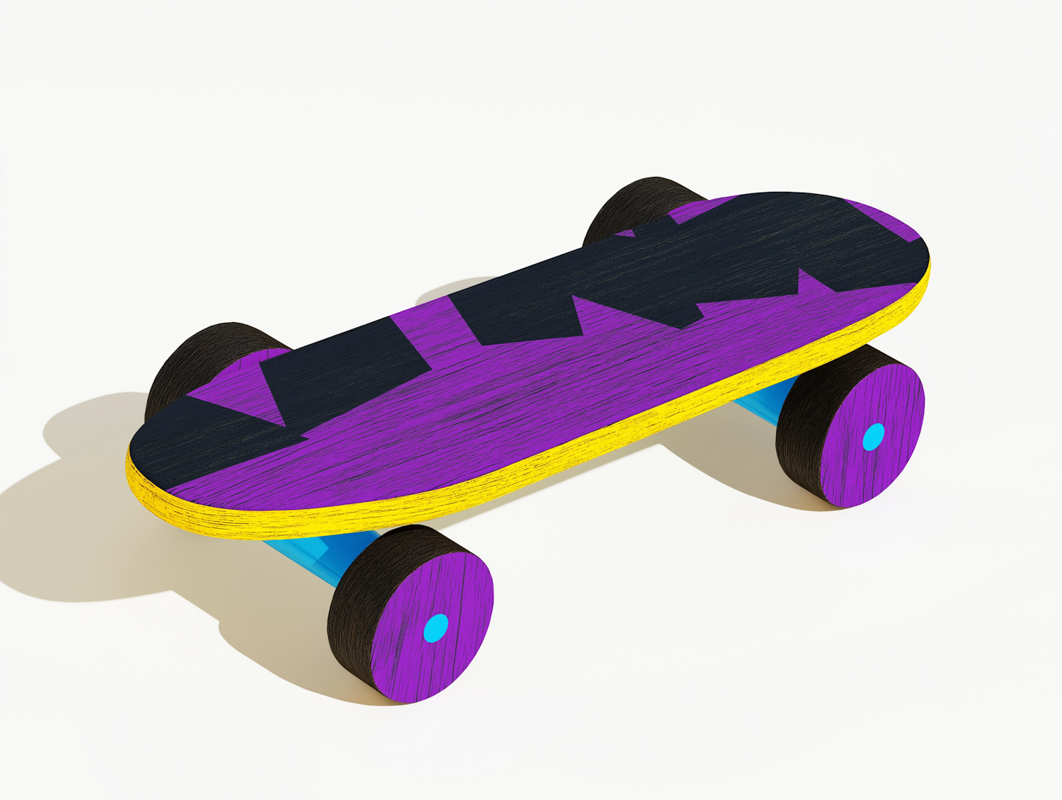 Stylized Skateboard Design