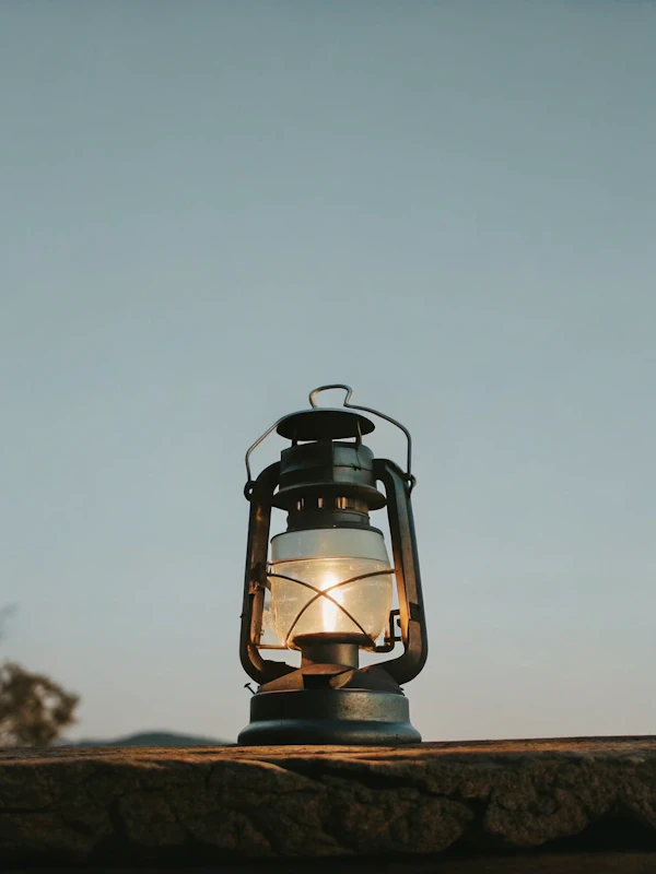Rustic Lantern Scene