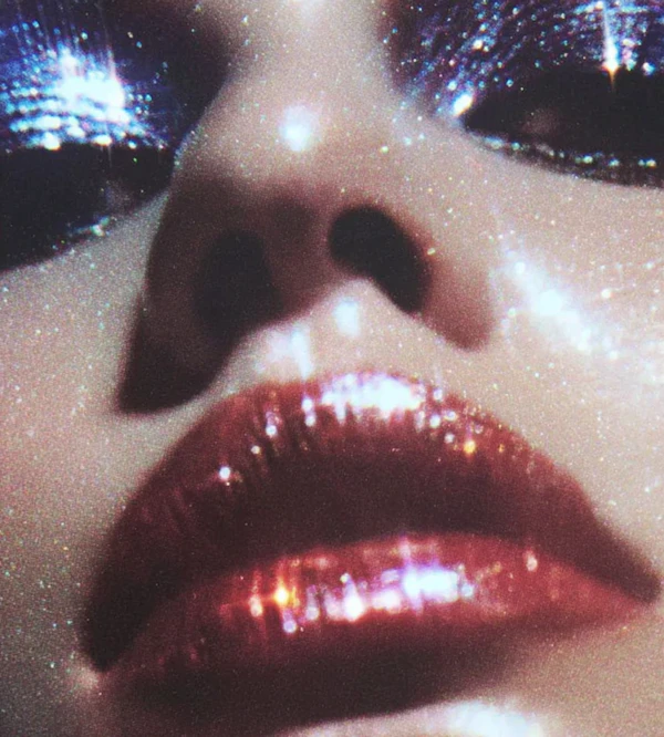 Ethereal Glitter Portrait