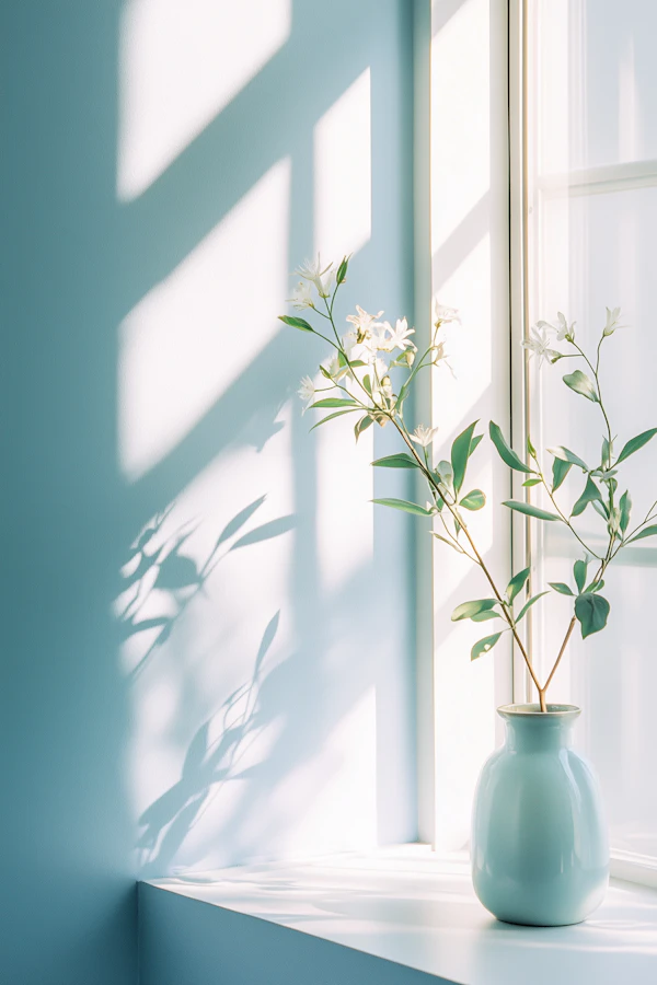 Minimalist Vase Scene