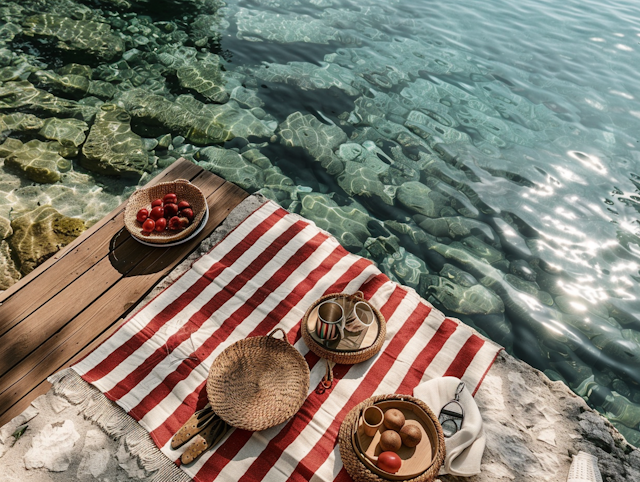 Serene Lakeside Picnic