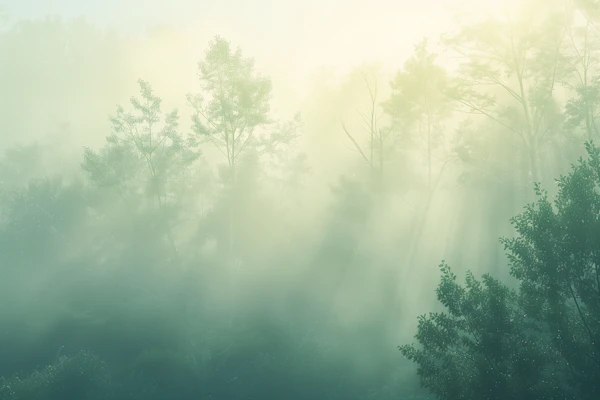 Misty Forest Serenity