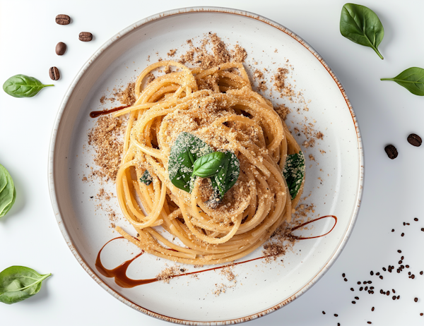 Elegant Spaghetti Presentation