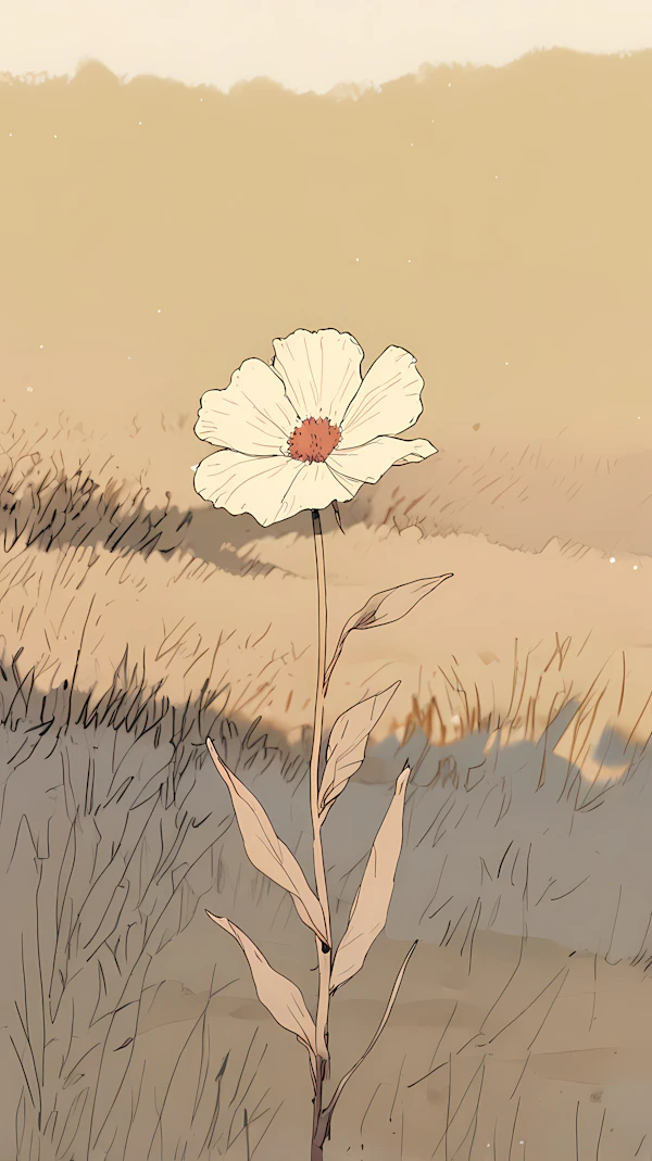 Ethereal Flower Scene