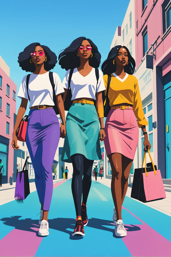 Stylish Women in City