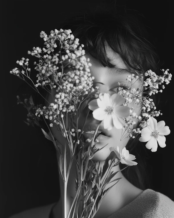 Ethereal Floral Portrait