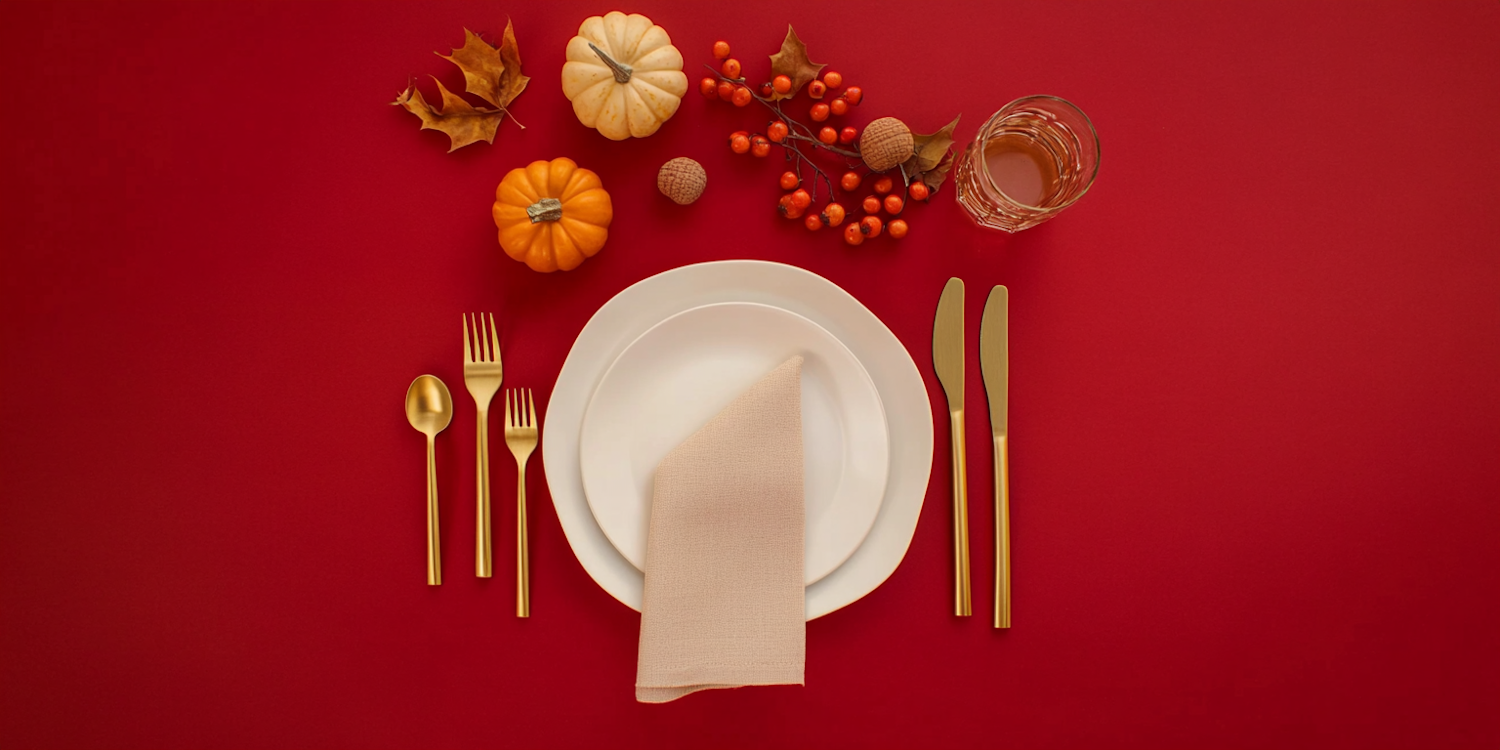 Festive Autumn Table Setting