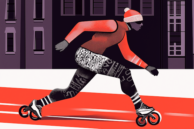 Vibrant Urban Skater Illustration