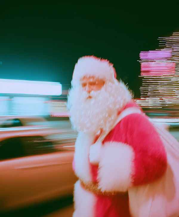 Santa in Motion