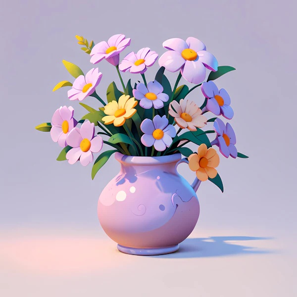 Cartoon Floral Arrangement