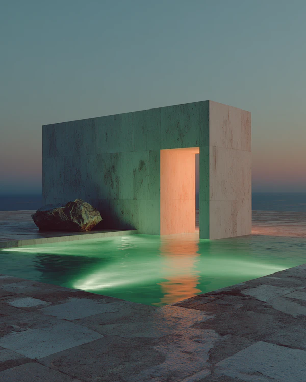 Minimalist Architecture Scene