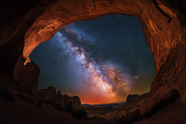 Starry Night Through the Archway