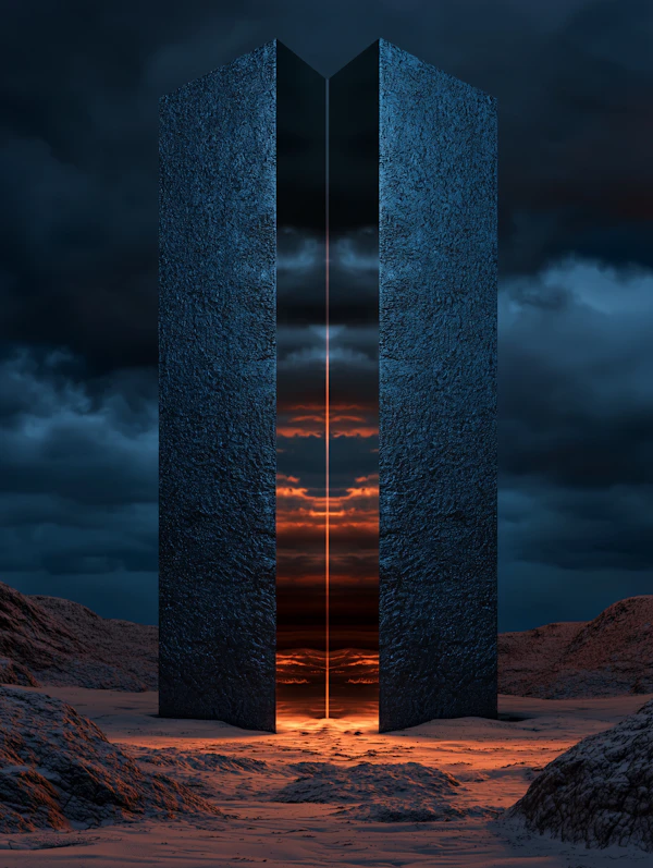 Surreal Monolithic Portal