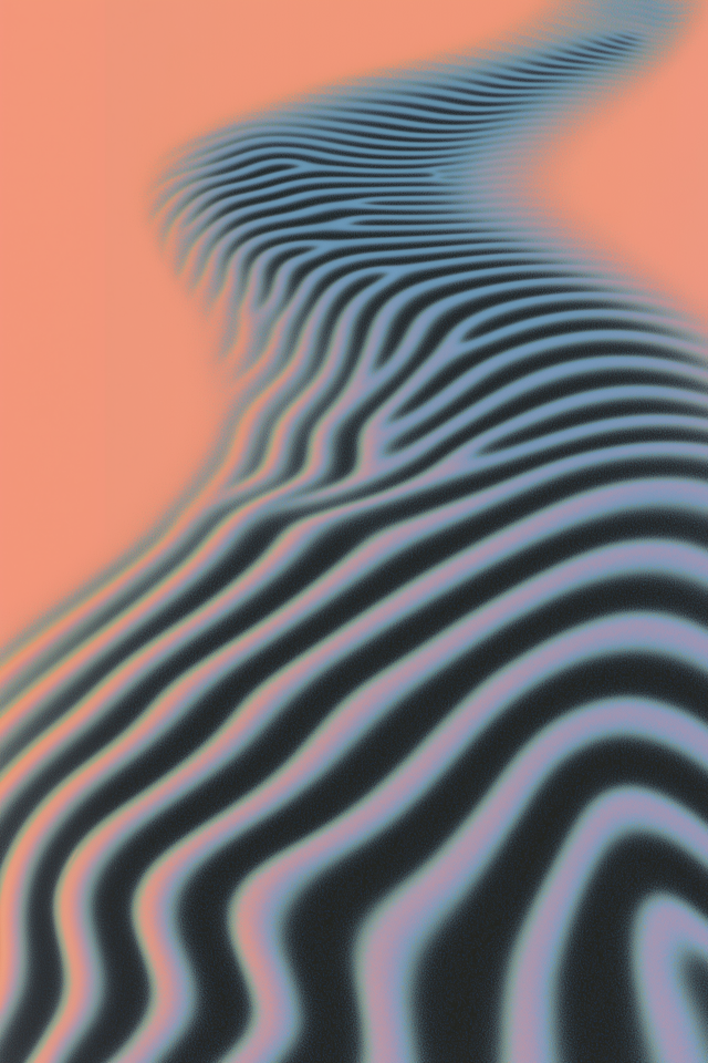 Wavy Lines Abstract