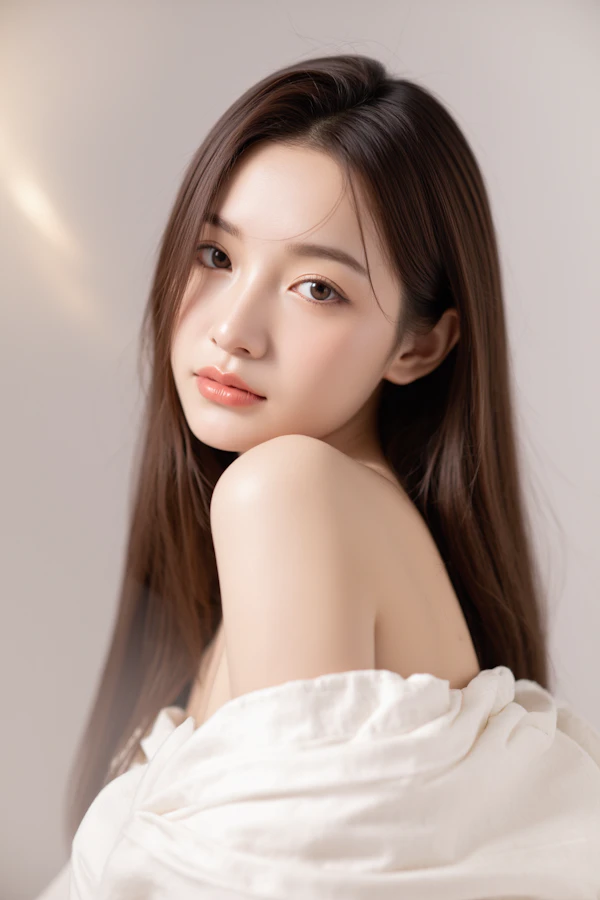 Serene Portrait Woman