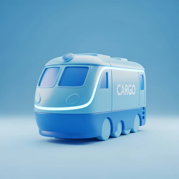 Futuristic Cargo Train