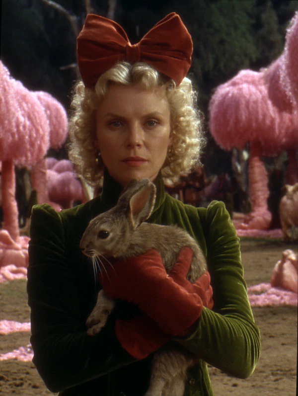 Whimsical Woman & Rabbit