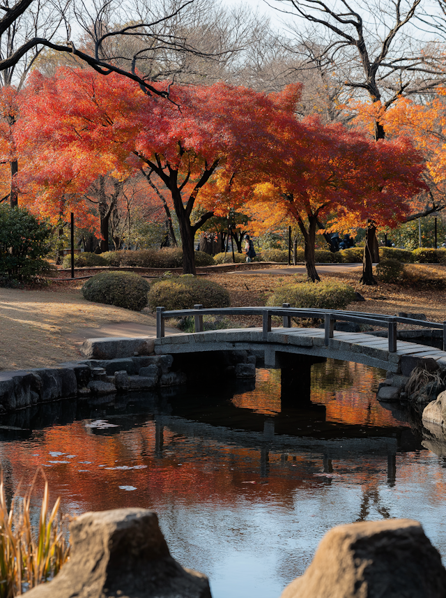 Serene Autumn Park Scene