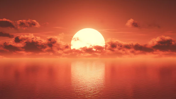 Serene Sunset Scene
