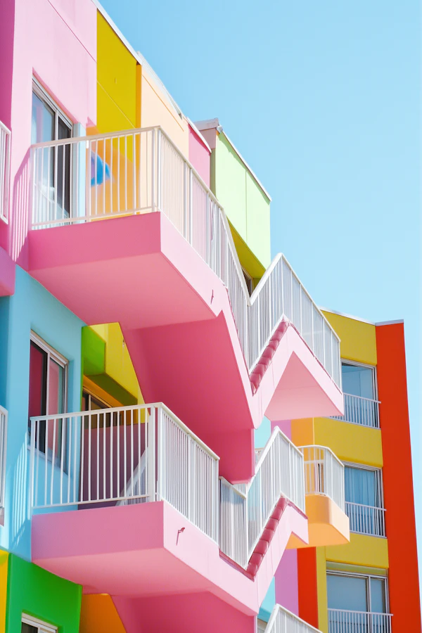 Vibrant Modern Building