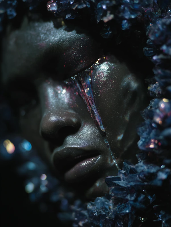 Ethereal Crystal Portrait