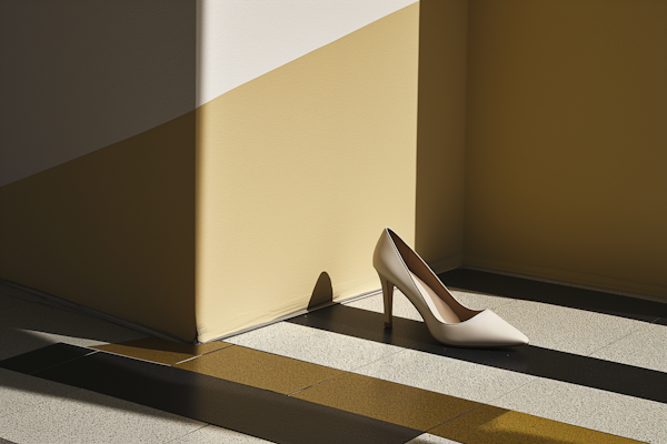 Elegance in Repose - The Lone Heeled Shoe