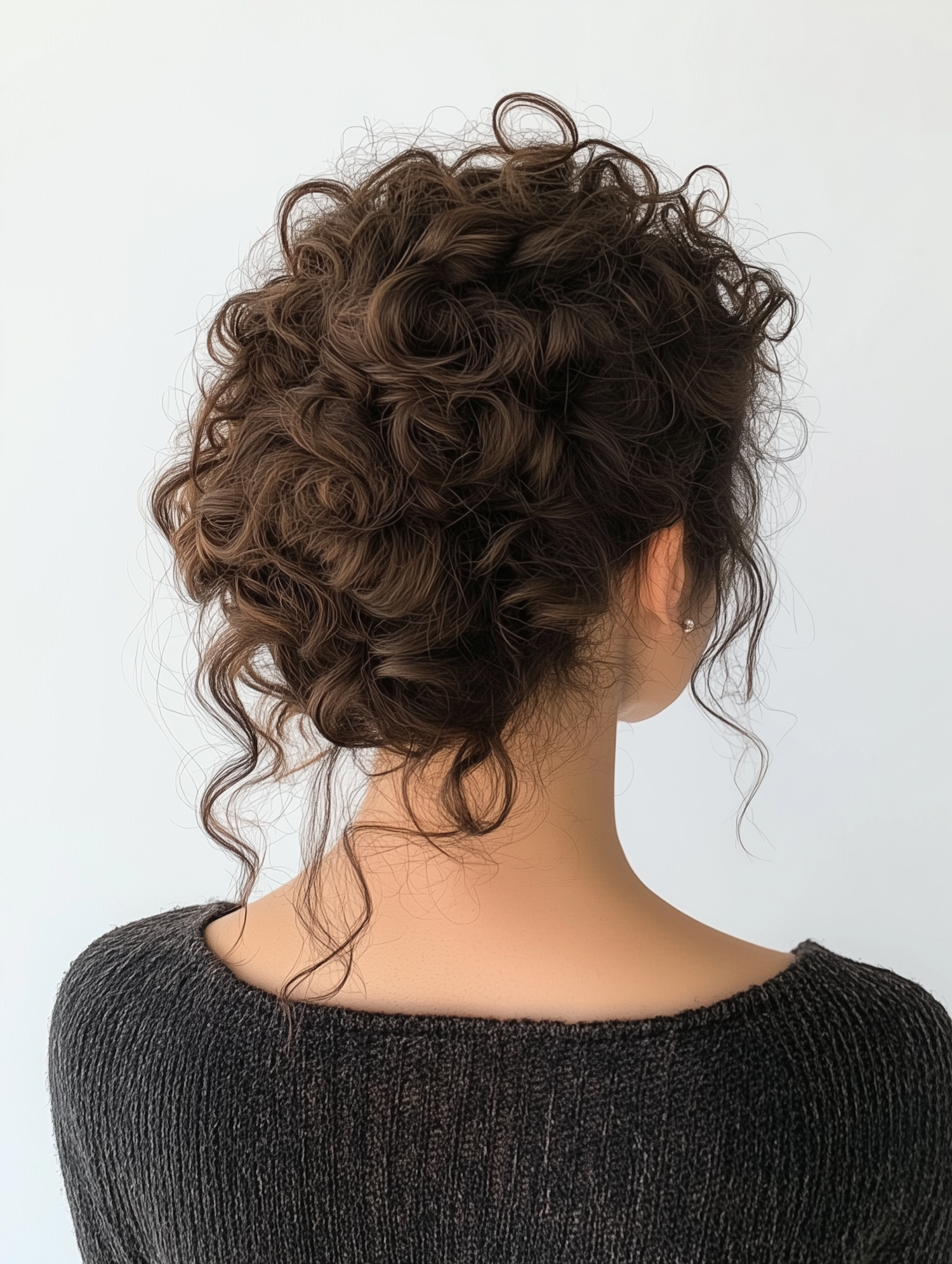 Elegant Curly Updo