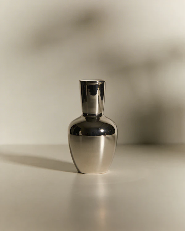 Reflective Metallic Vase