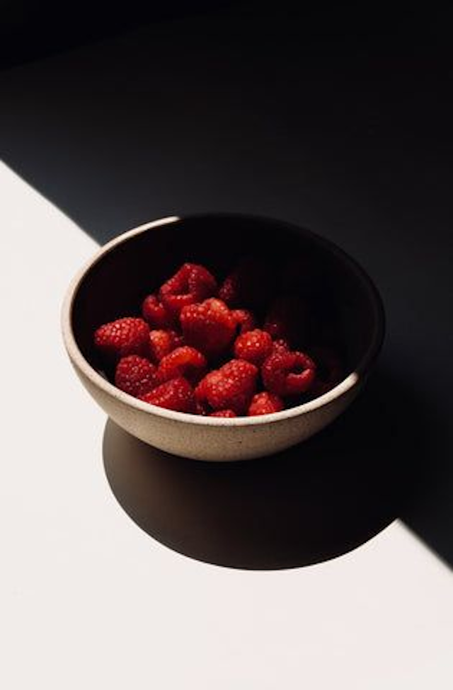 Bowl of Raspberries