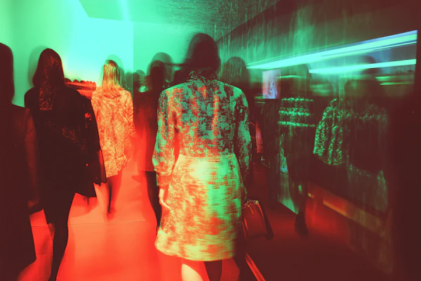 Surreal Hallway Scene