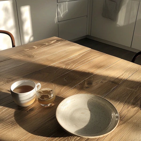 Tranquil Morning Breakfast Scene