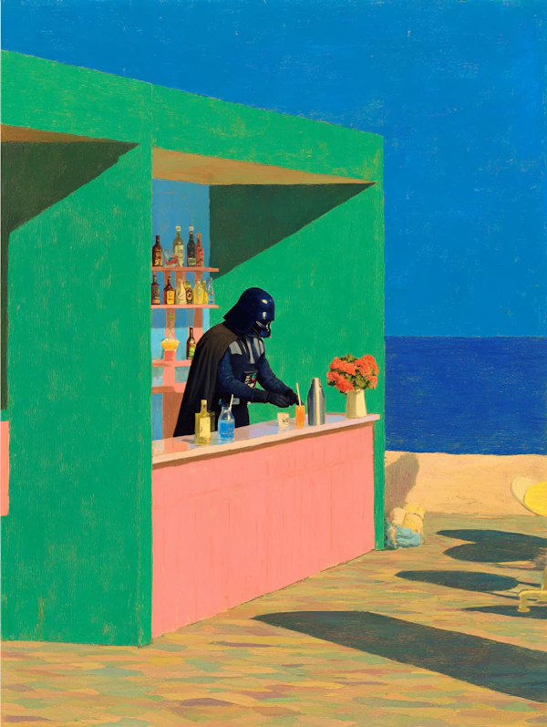 Surreal Beachside Bar