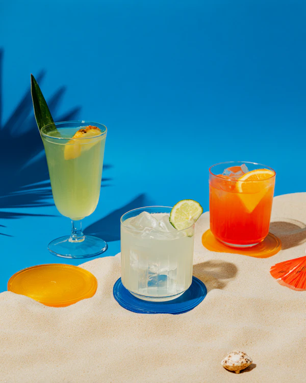 Tropical Cocktails Display