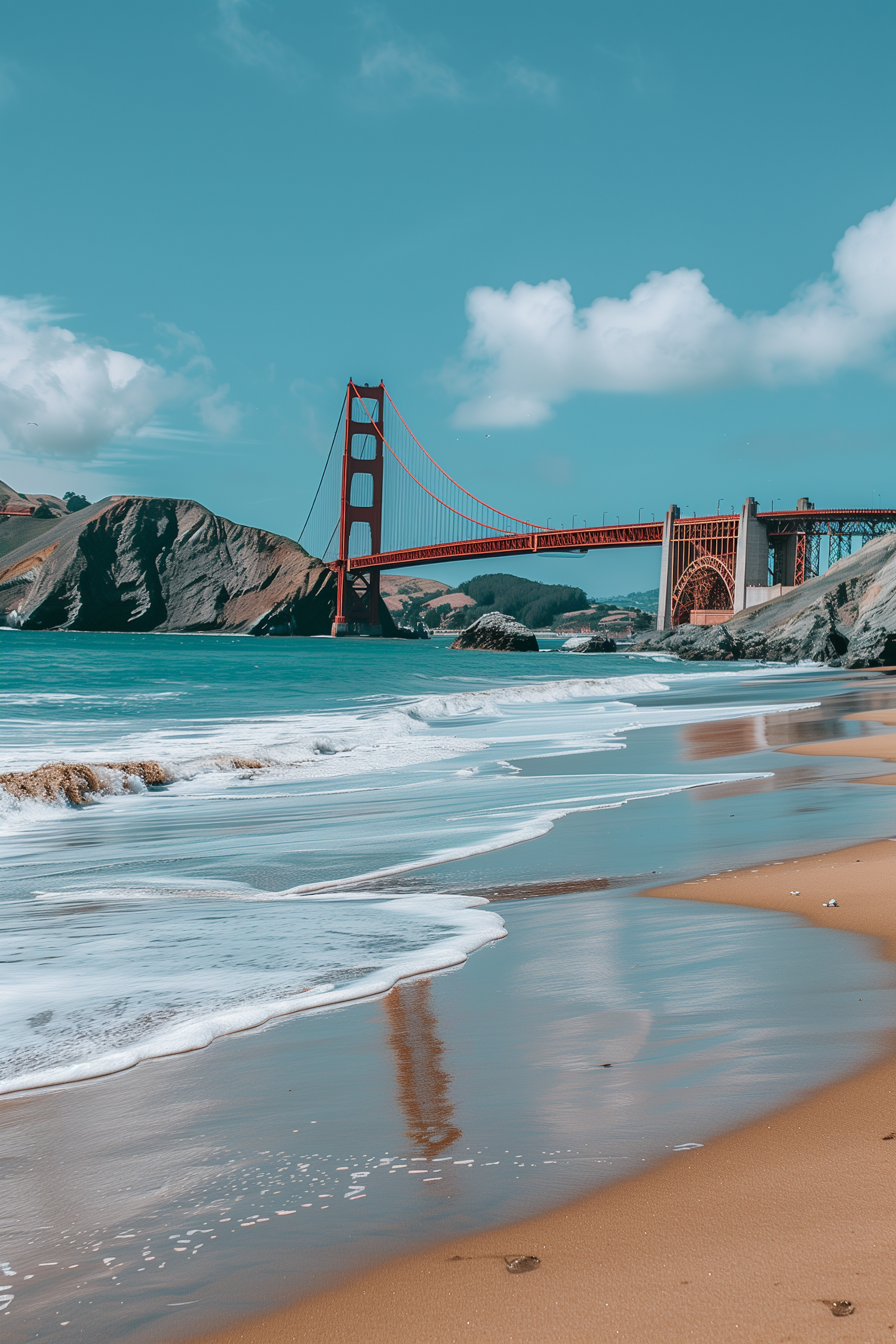 Tranquil Golden Gate Bridge View