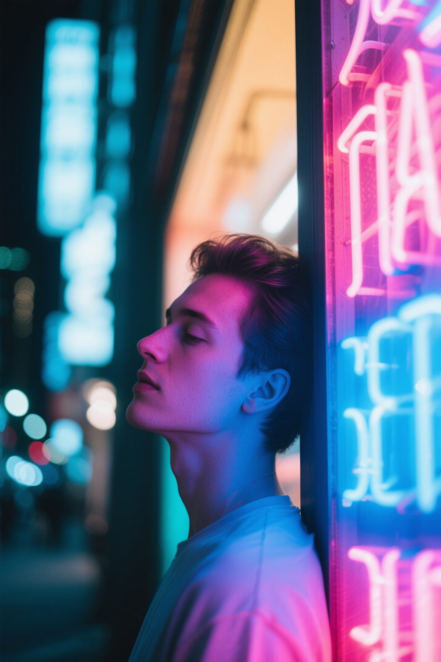 Neon Dream Portrait