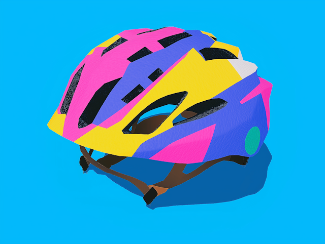 Vibrant Bicycle Helmet