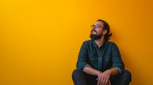 Contemplation in Orange