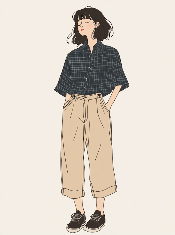 Modern Fashion-forward Illustration