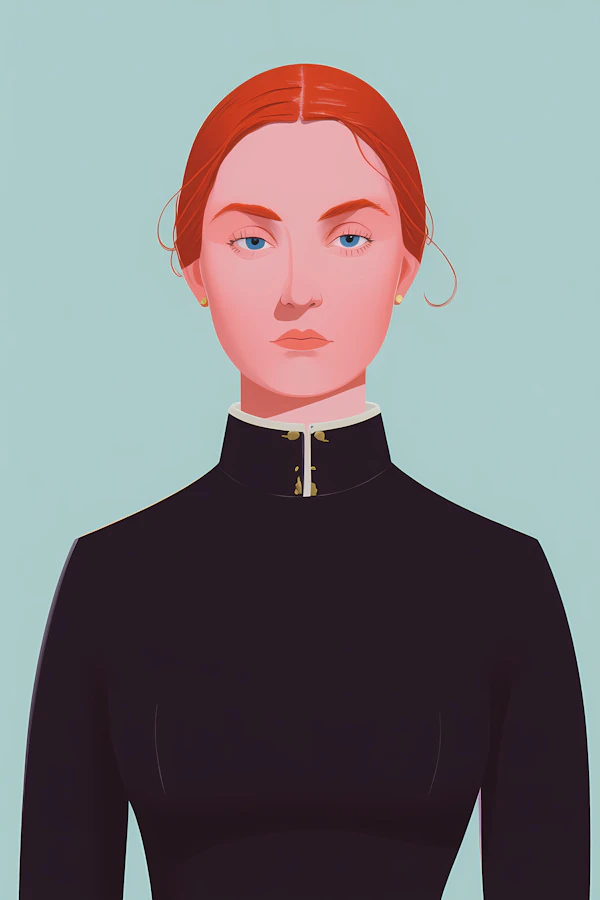 Stylized Woman Portrait